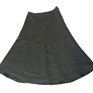 Womens A-Line Travel Skirt Size 4  Gray